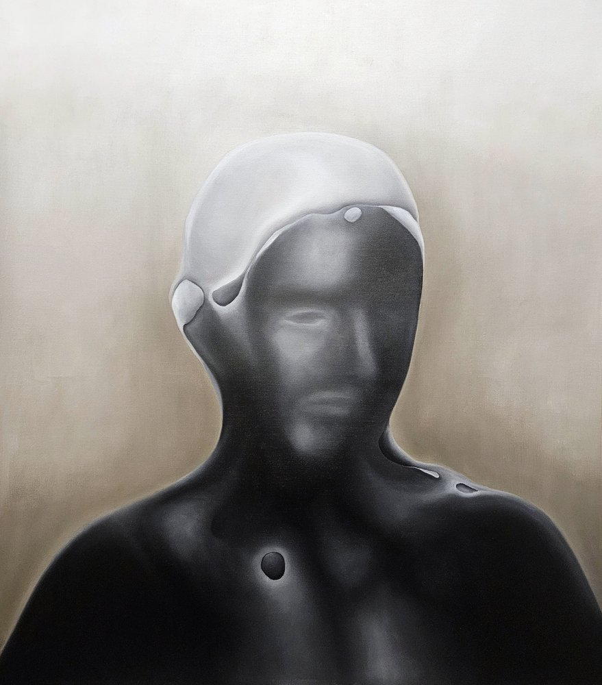 Figura abstracta oscura de Stefano Mazzolini