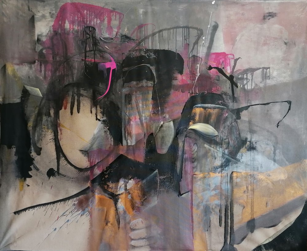 Capas abstractas rosas de Stefano Mazzolini