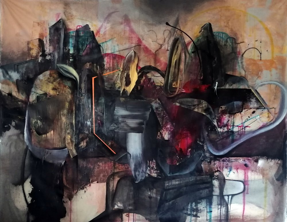 Flujo urbano abstracto oscuro de Stefano Mazzolini