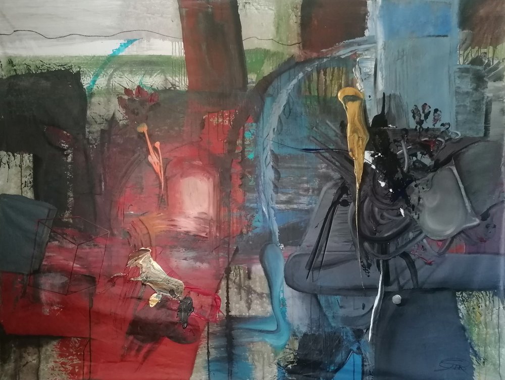 Capas abstractas dinámicas de Stefano Mazzolini