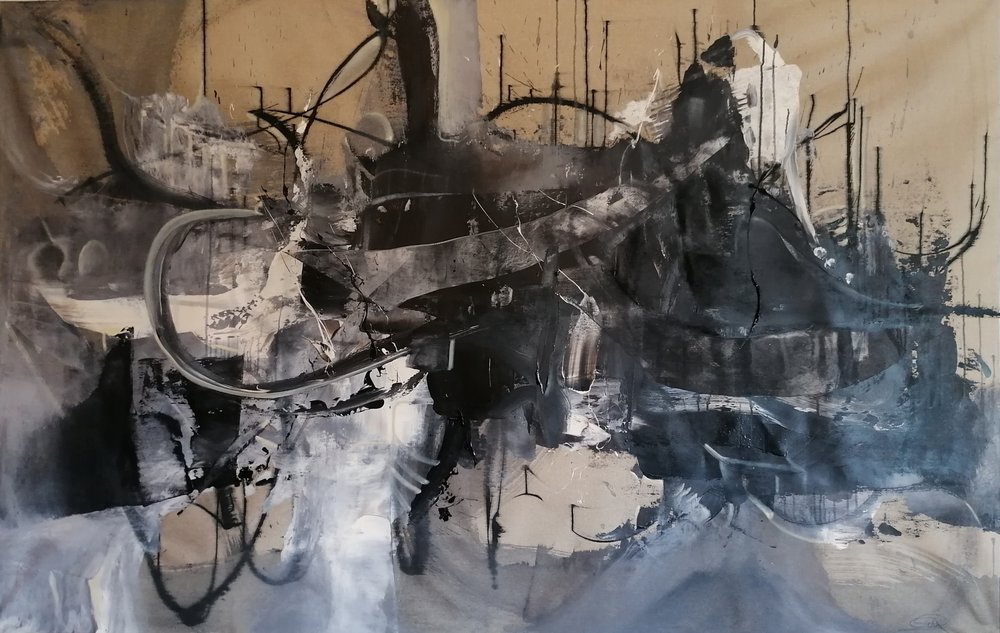 Pinceladas abstractas dinámicas de Stefano Mazzolini
