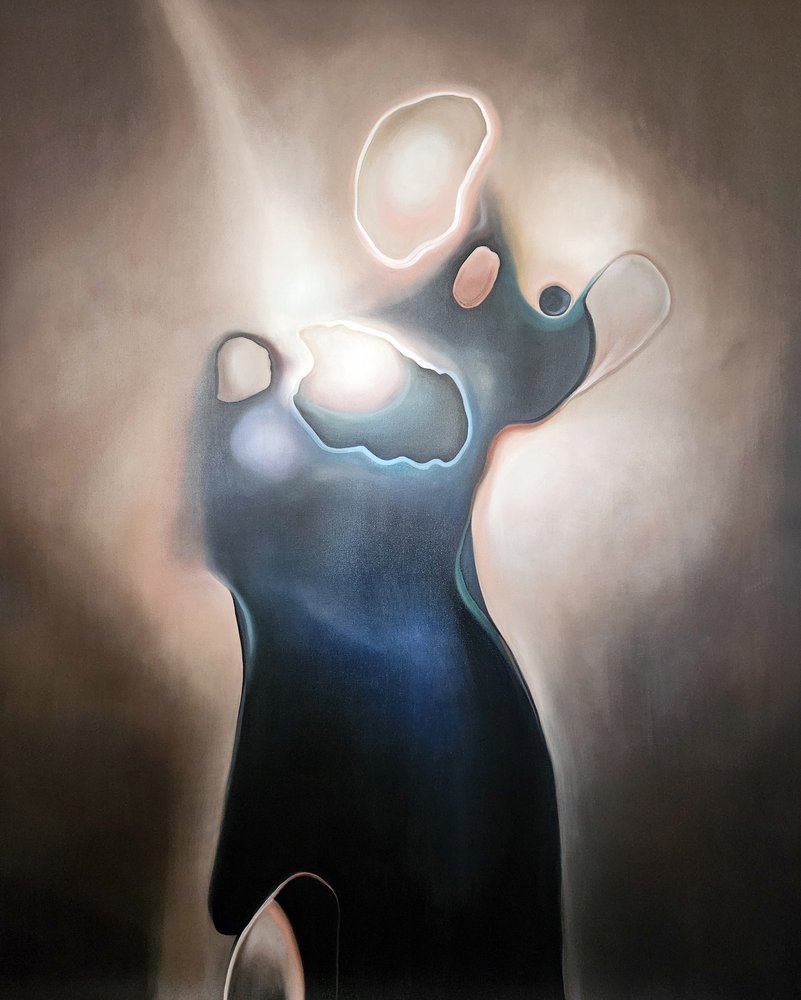 Figura azul etérea de Stefano Mazzolini