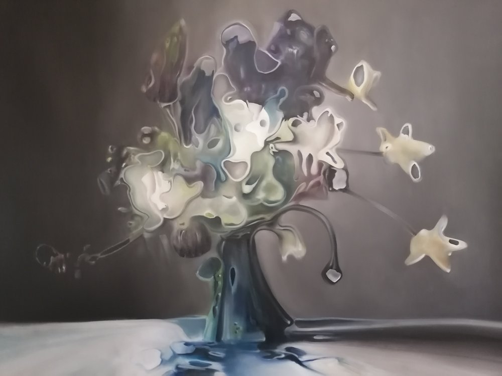 Flores abstractas fluidas de Stefano Mazzolini