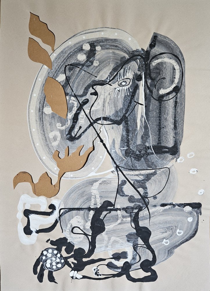 Forma fluida monocroma de Stefano Mazzolini