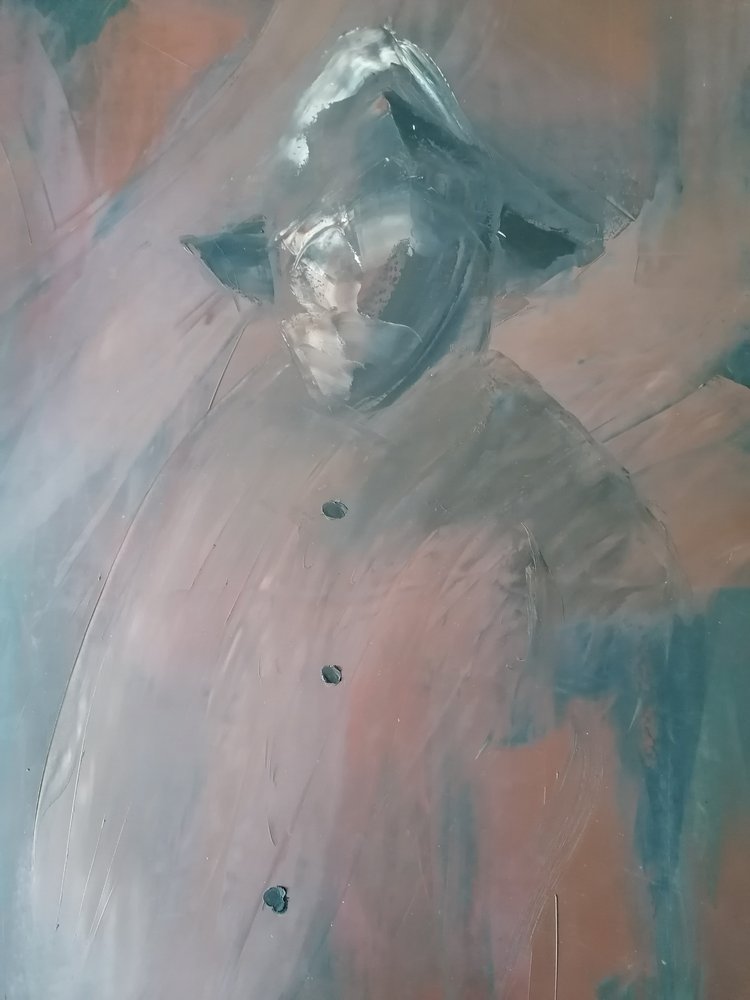 Misteriosa figura encapuchada de Stefano Mazzolini
