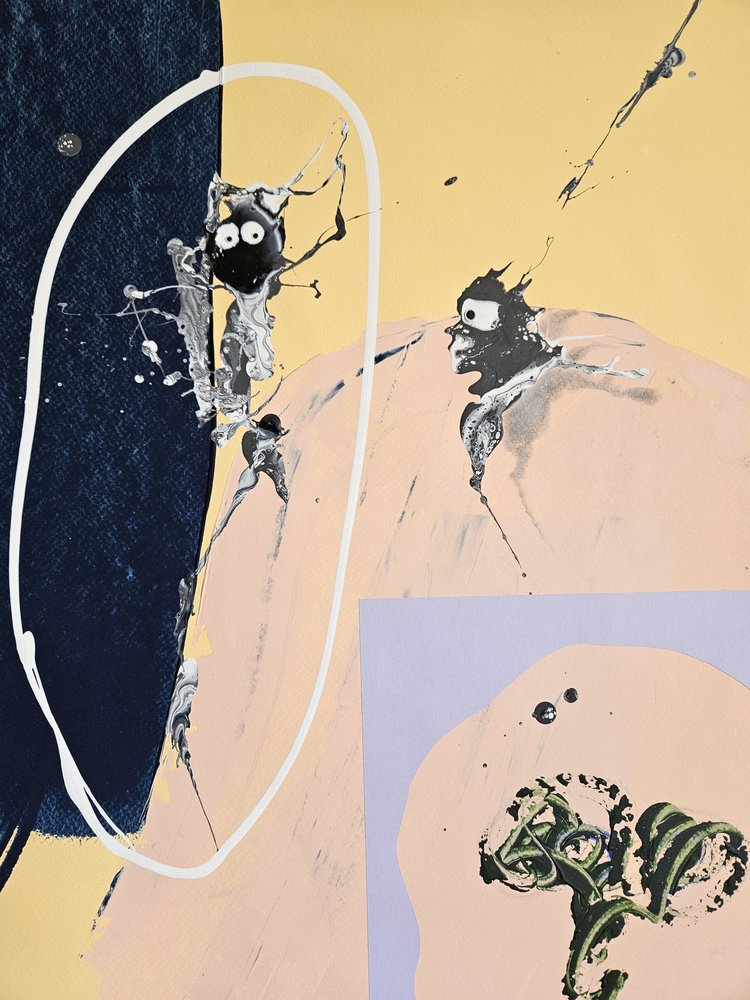 Figuras abstractas surrealistas de Stefano Mazzolini