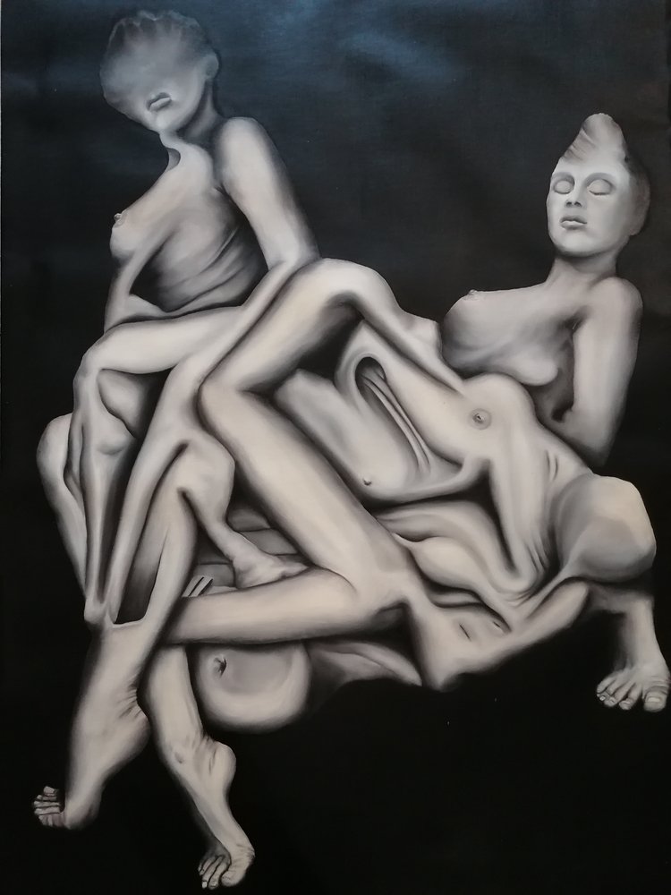 Figuras surrealistas entrelazadas de Stefano Mazzolini