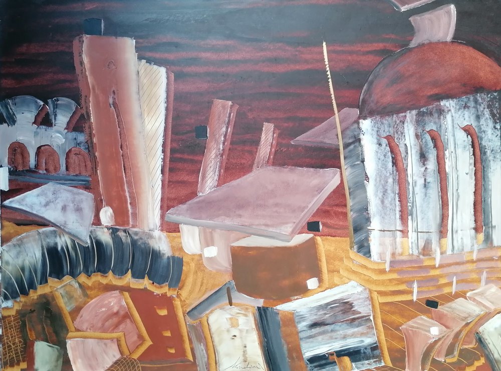 Arquitectura urbana surrealista de Stefano Mazzolini