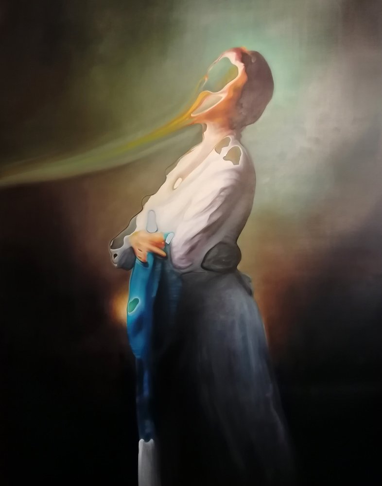 Mujer surrealista resplandeciente de Stefano Mazzolini