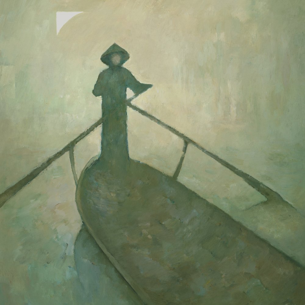 Un paseo en barco entre la niebla de Steve Mitchell