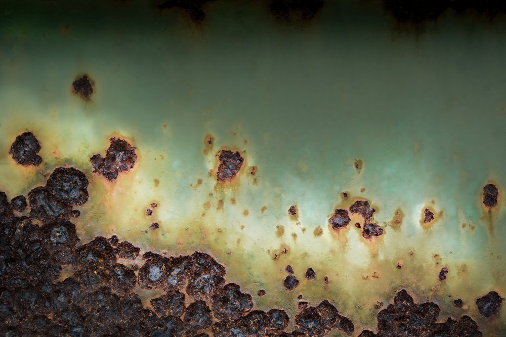 Pátina verde oxidada de Studio Meikle