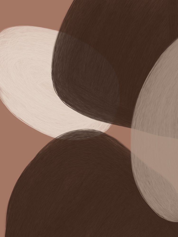 Formas orgánicas marrones de Studio Palette