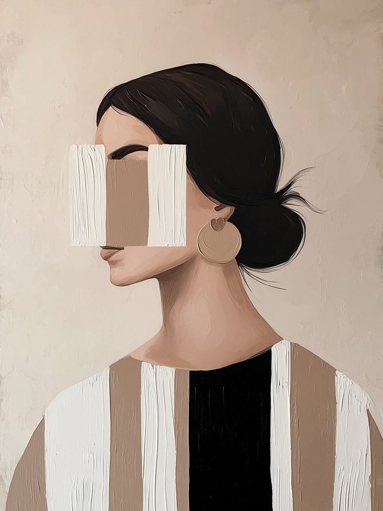 Retrato abstracto elegante de Studio Palette