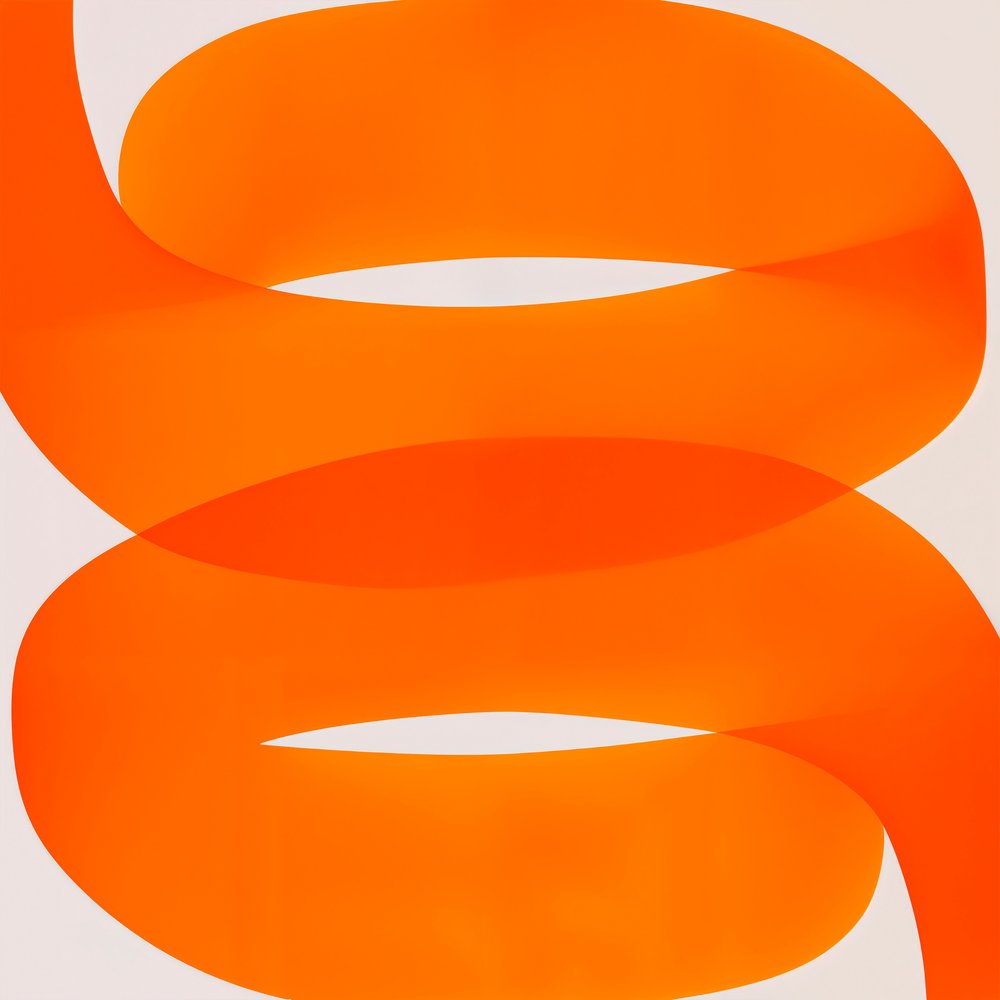 Remolino naranja dinámico de Studio Palette