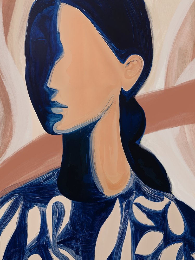 Elegante perfil azul de Studio Palette