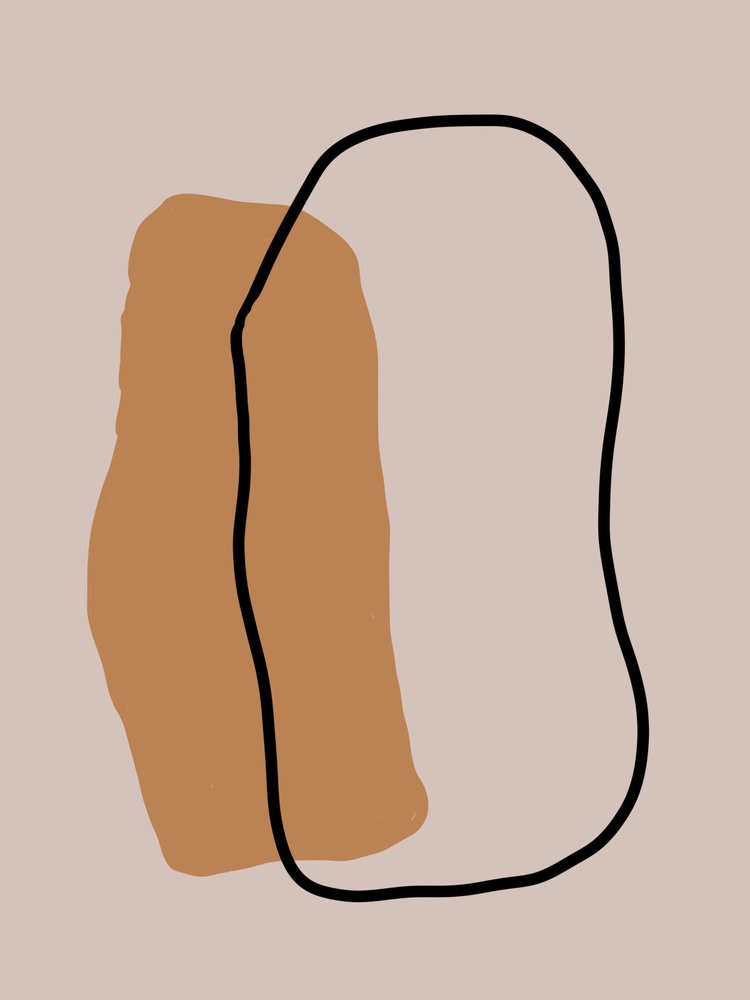 Abstracción orgánica moderna de Studio Palette