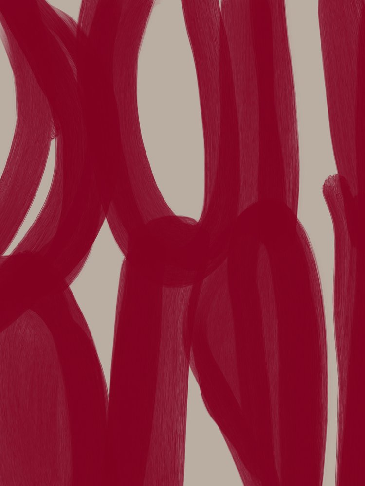 Líneas abstractas rojas de Studio Palette