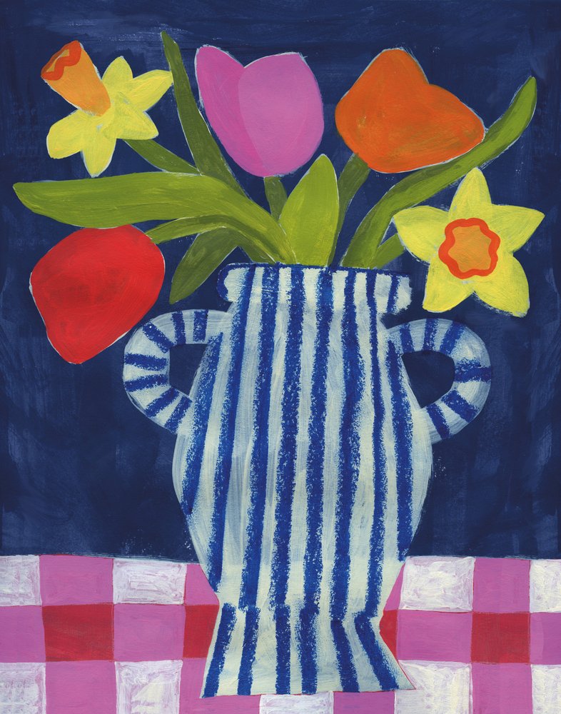 Flores primaverales llenas de colorido de Susan Black