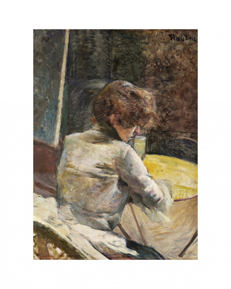Esperando (h. 1887) de TOULOUSE LAUTREC