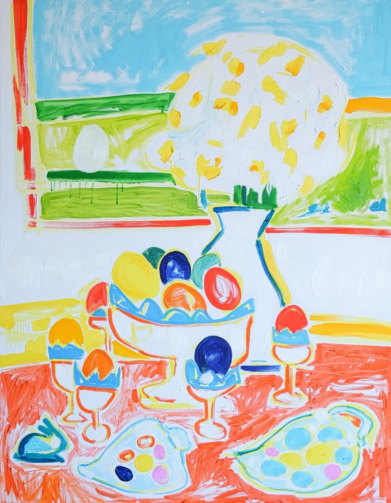 Una mesa de Pascua llena de color de Tamara Jare