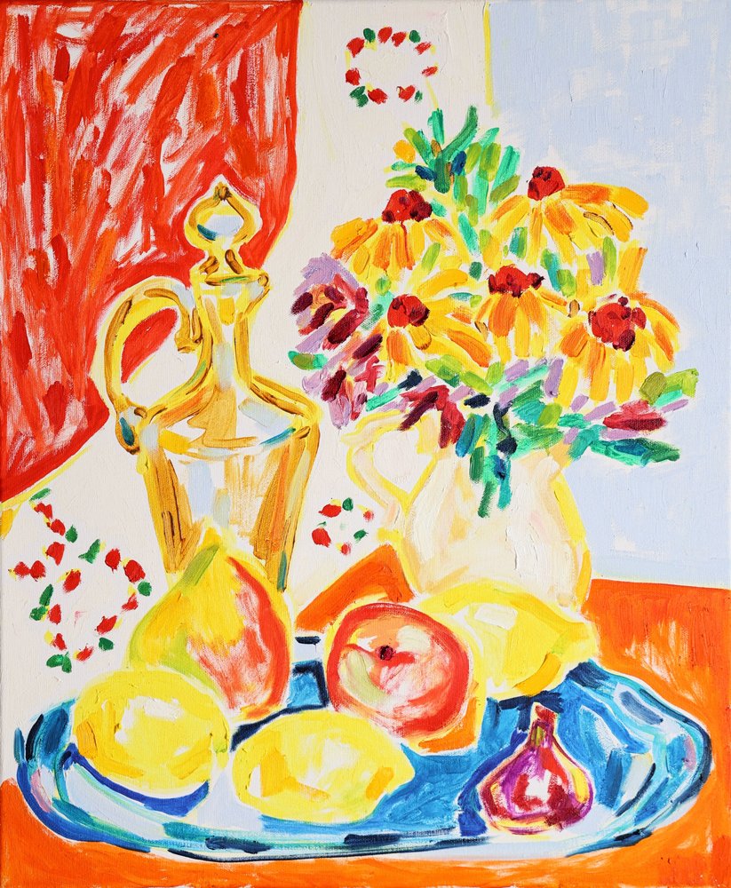 Flores y frutas de colores de Tamara Jare