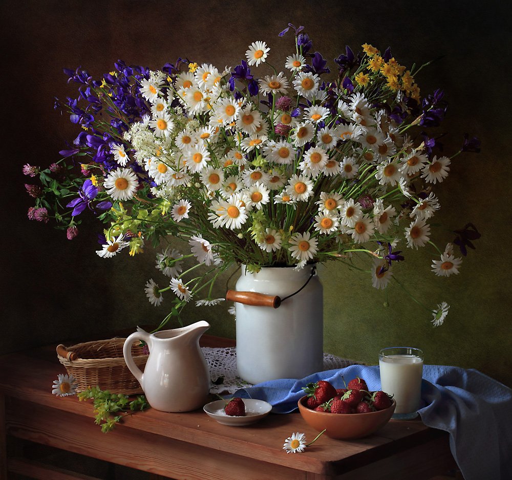 Naturaleza muerta rural de verano de Tatyana Skorokhod
