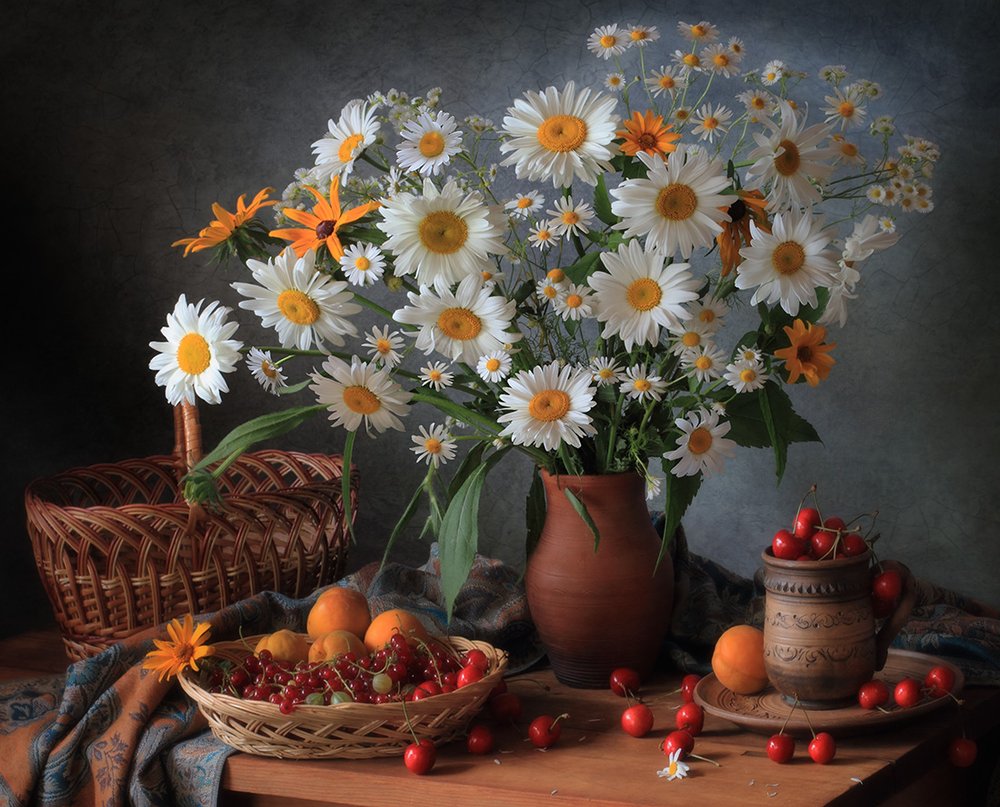 Margaritas y frutas de verano de Tatyana Skorokhod
