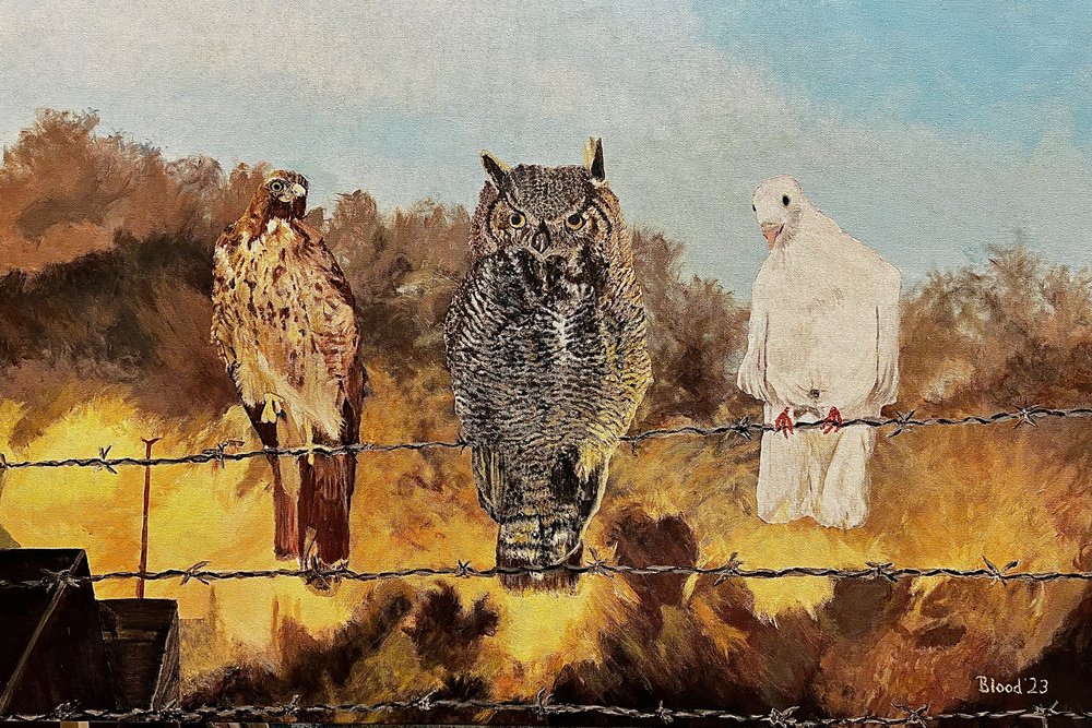 Alambre de púas «Three Birds» de Tom Blood