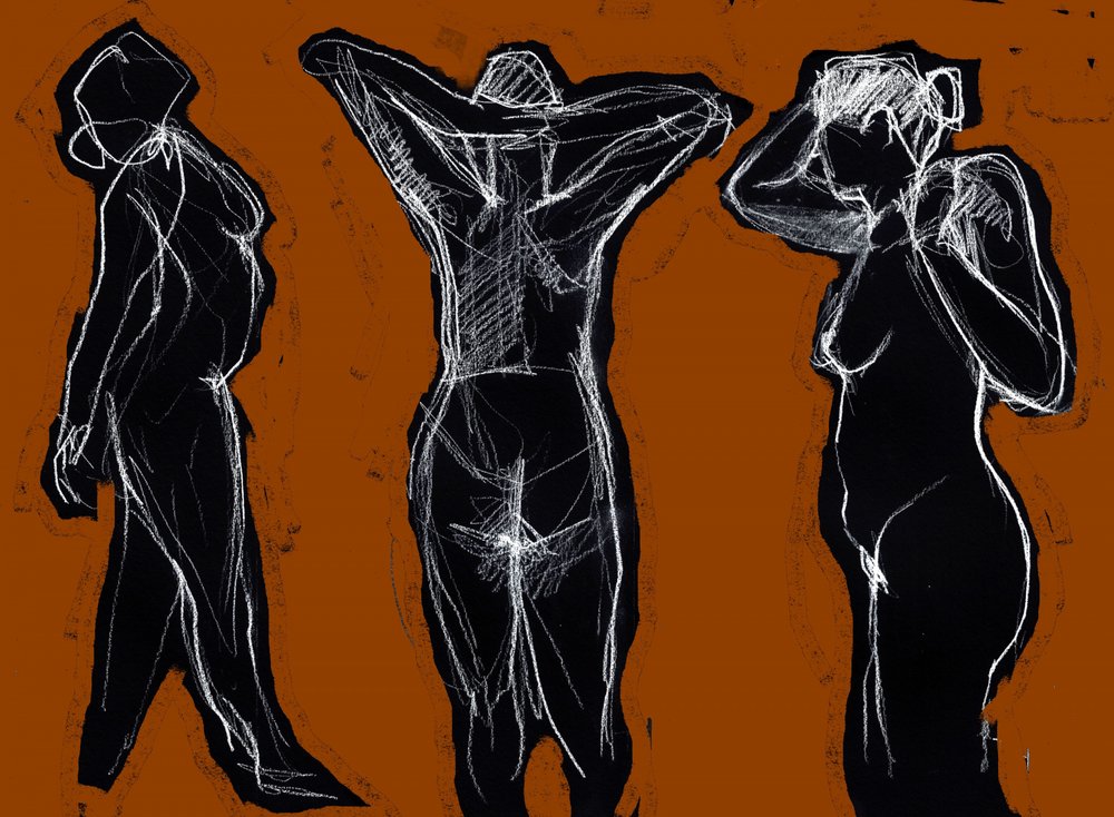 Formas desnudas en movimiento de Tore Bahnson
