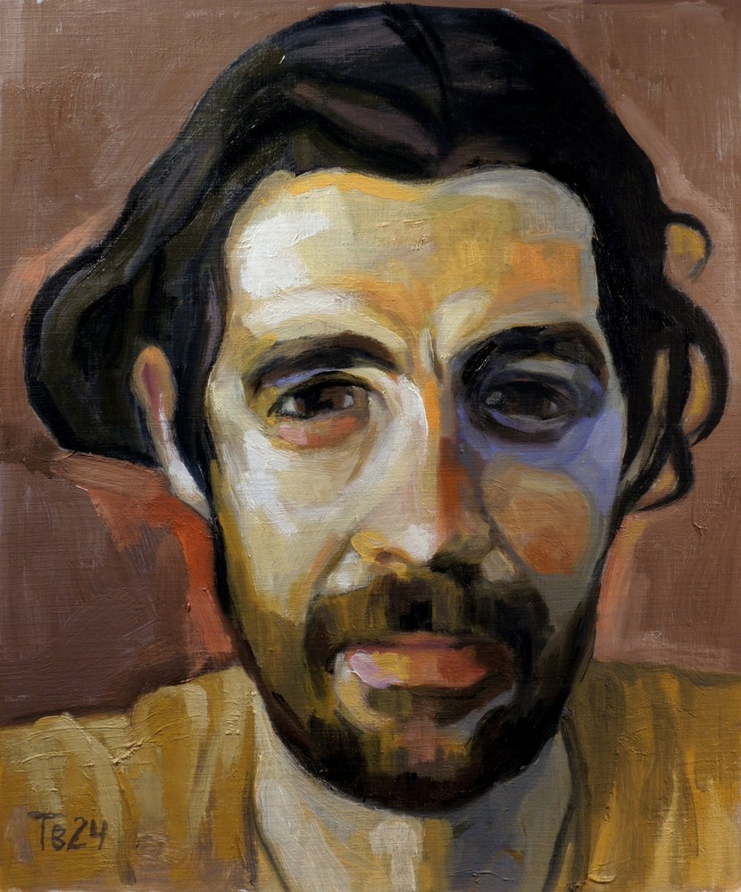 Retrato expresivo de un hombre de Tore Bahnson