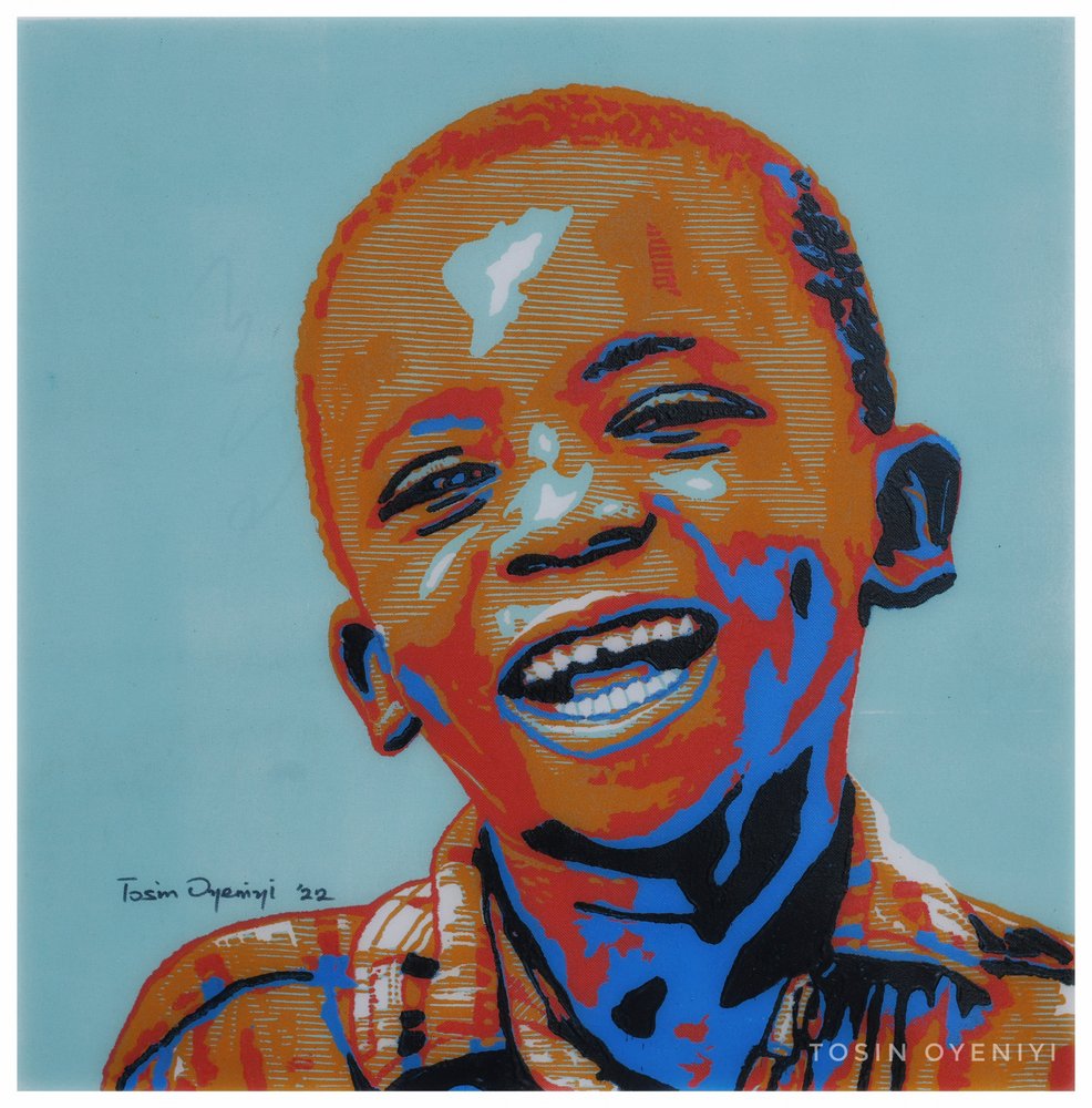 Happy Boy Pop Art de Tosin Oyeniyi