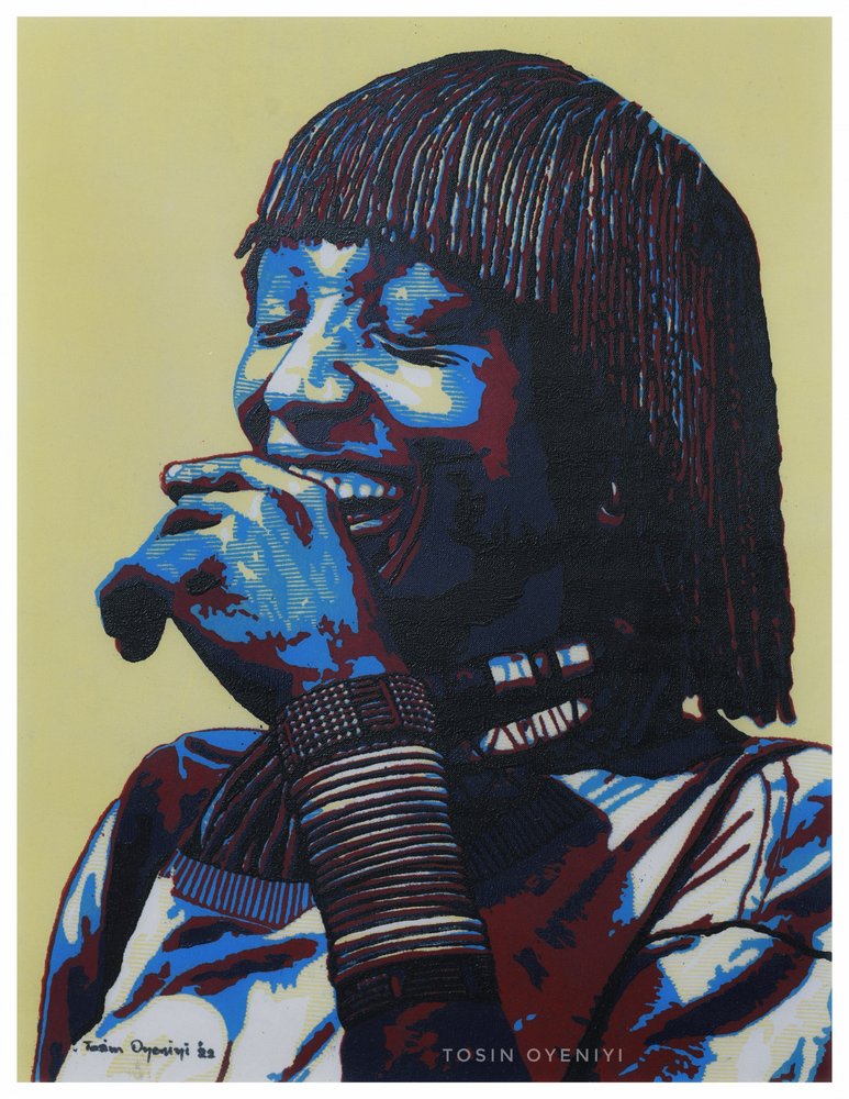 La alegre risa africana de Tosin Oyeniyi