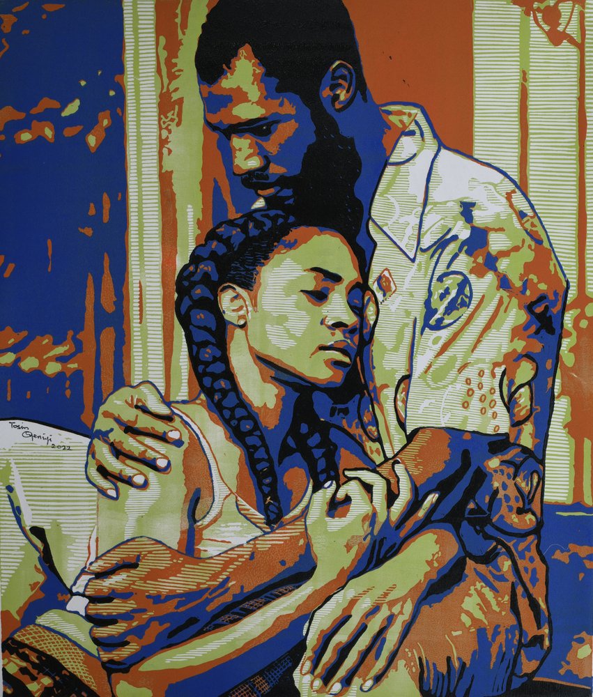 Abrazo tierno de Tosin Oyeniyi