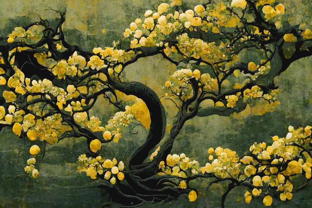 Árbol de las flores doradas de Treechild