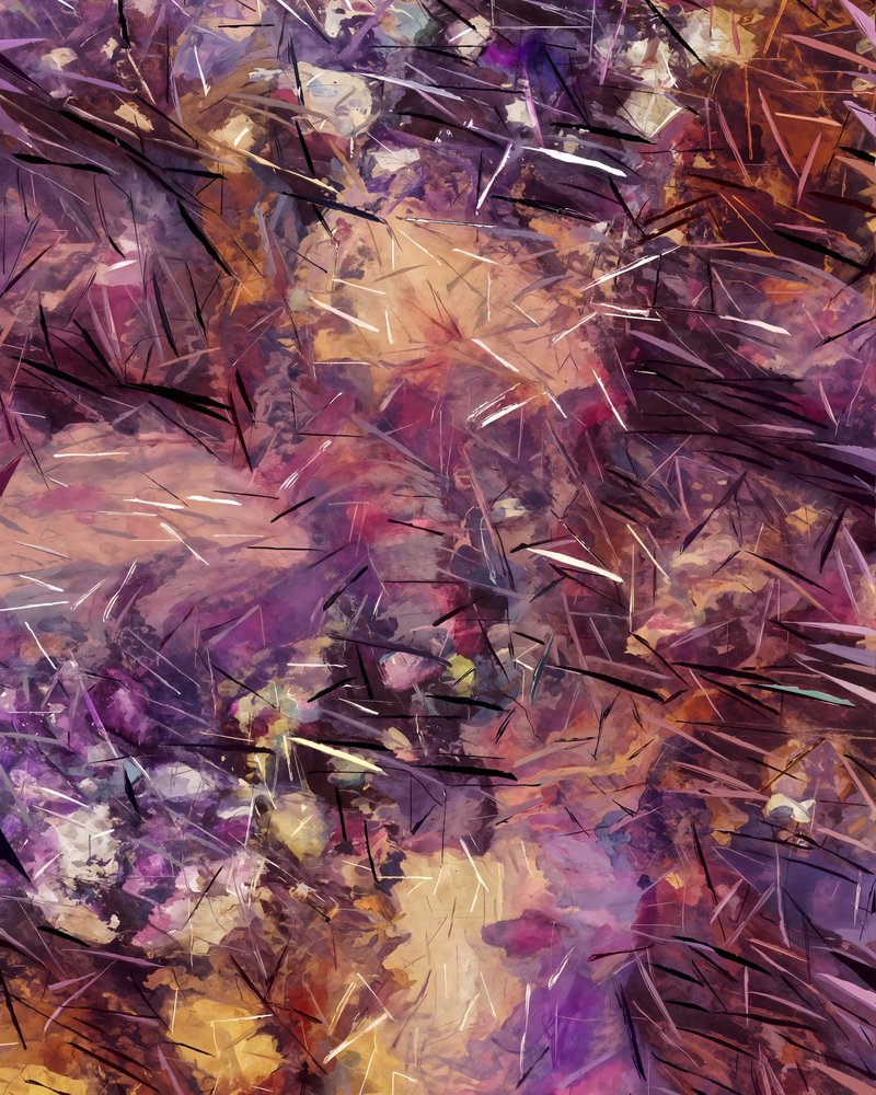 Pinceladas abstractas y vibrantes de Uma Gokhale