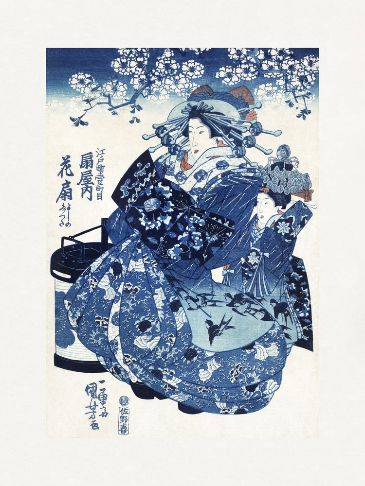 Mujer japonesa (1798-1861) de Utagawa Kuniyoshi
