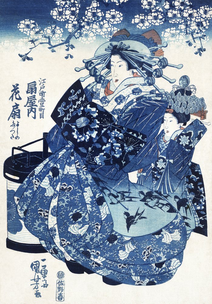 Mujer japonesa (1798-1861) de Utagawa Kuniyoshi