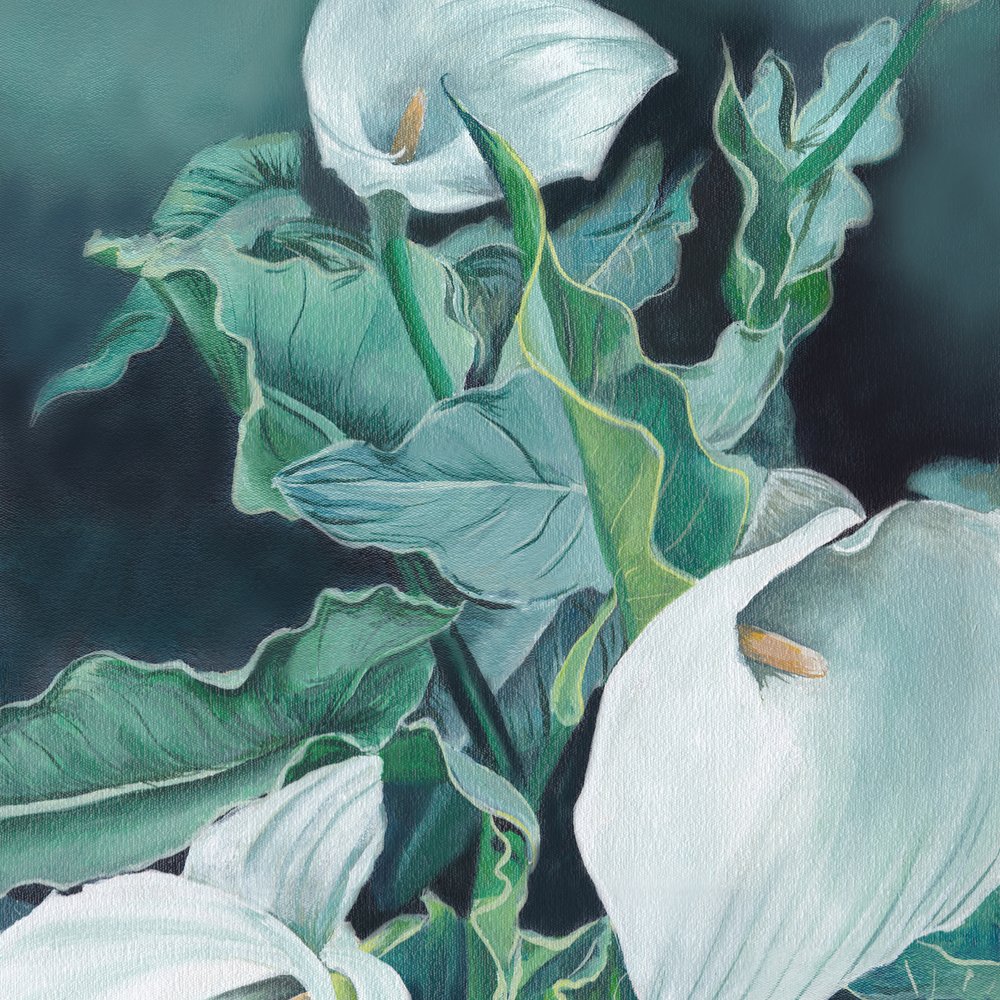 Callas blancas de Viccy Wanliss