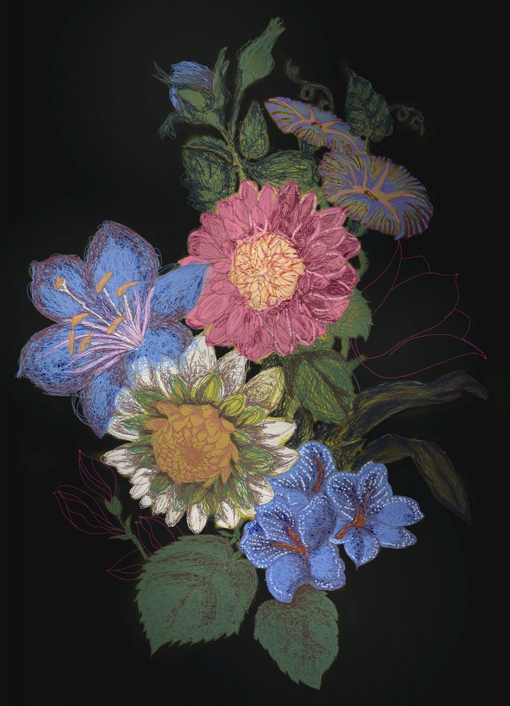Arreglo floral de colores vivos de XHOZUCAN