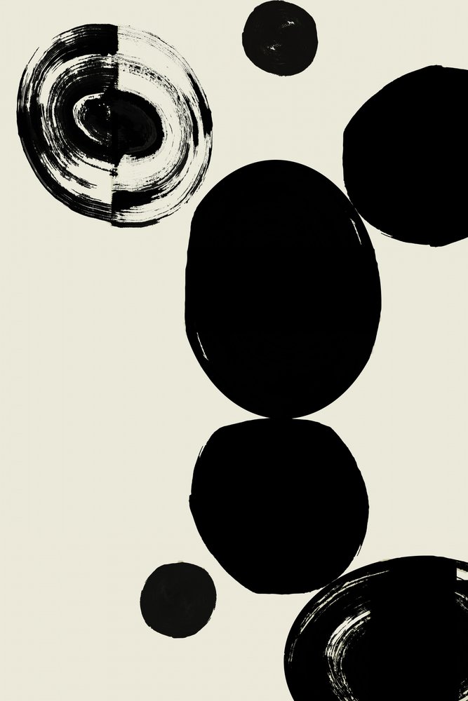Formas negras abstractas de cartissi