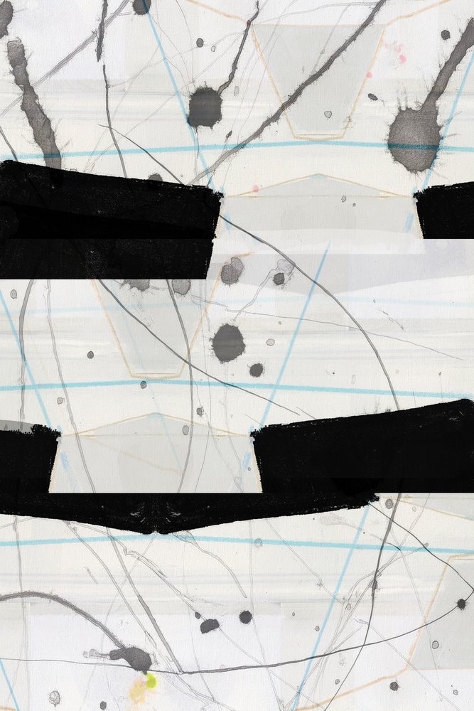 Salpicaduras negras abstractas de cartissi