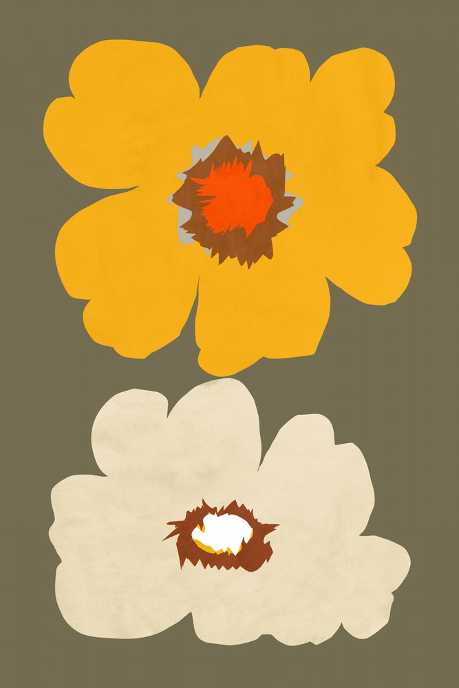 Flores abstractas de cartissi