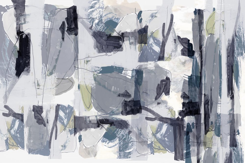 Tonos abstractos del bosque de cartissi