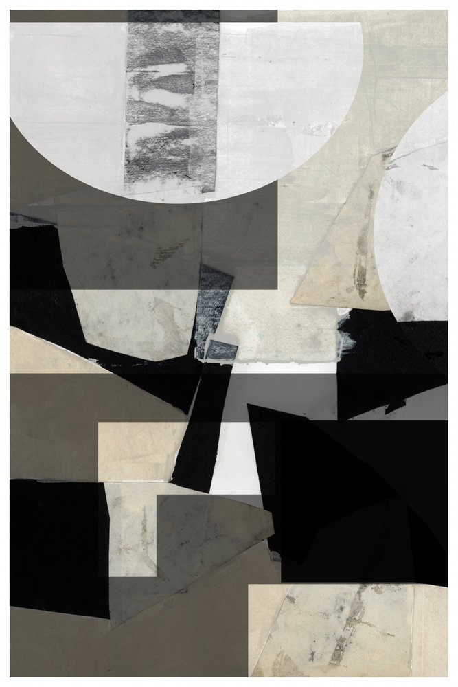 Collage geométrico abstracto de cartissi
