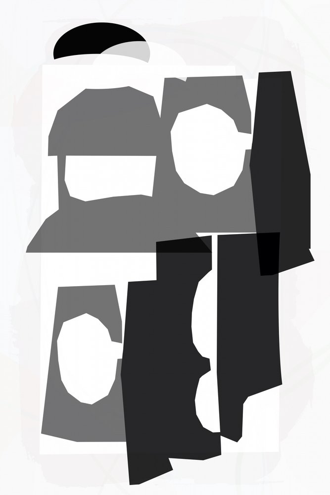 Formas geométricas abstractas de cartissi