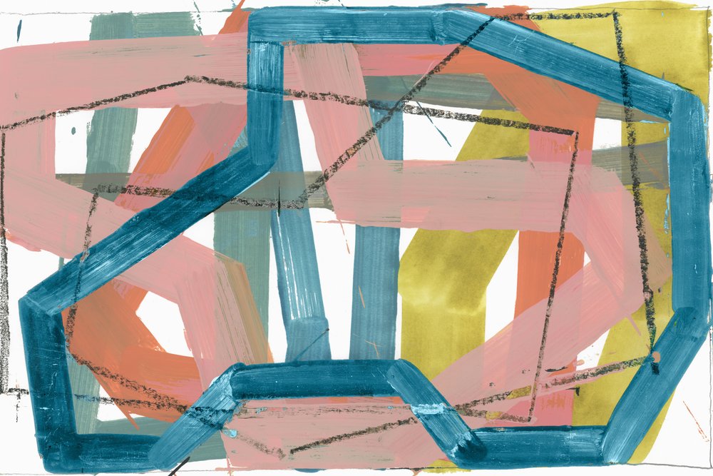 Trazos geométricos abstractos de cartissi