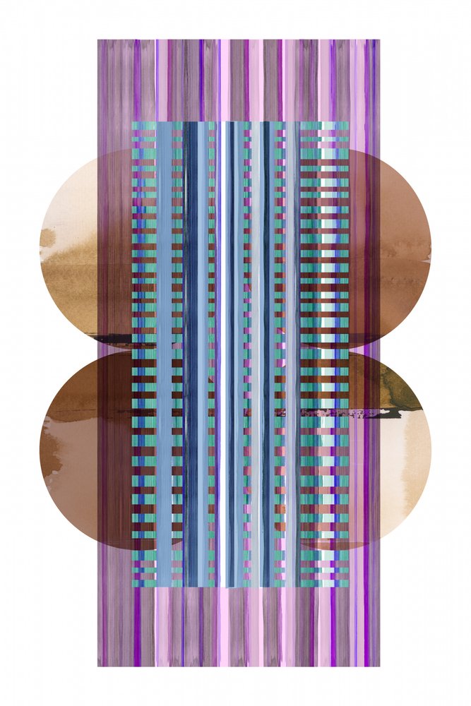 Círculos a rayas abstractos de cartissi