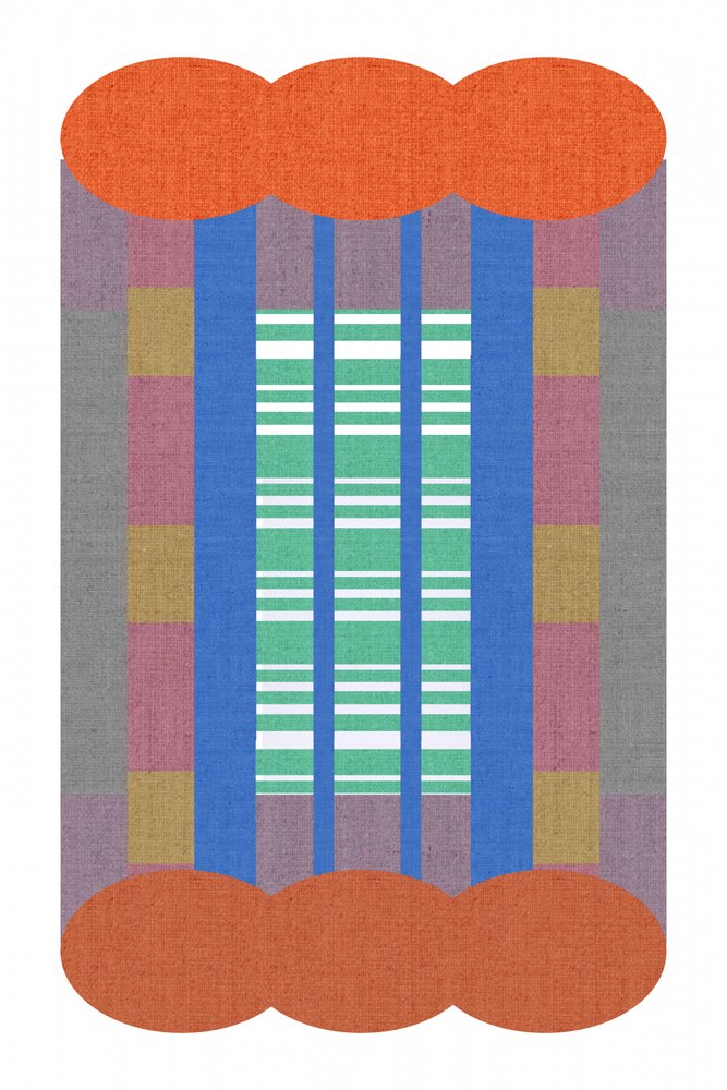 Rayas textiles abstractas de cartissi
