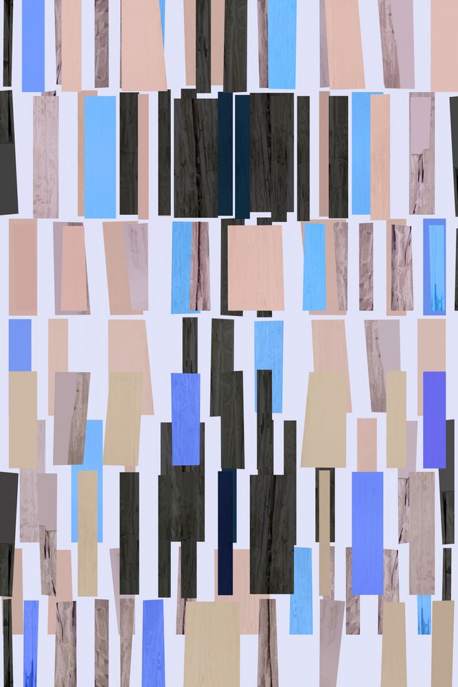 Bloques de madera abstractos de cartissi