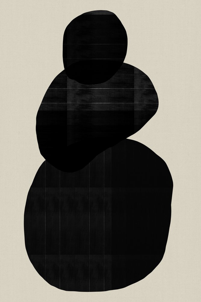 Formas negras equilibradas de cartissi
